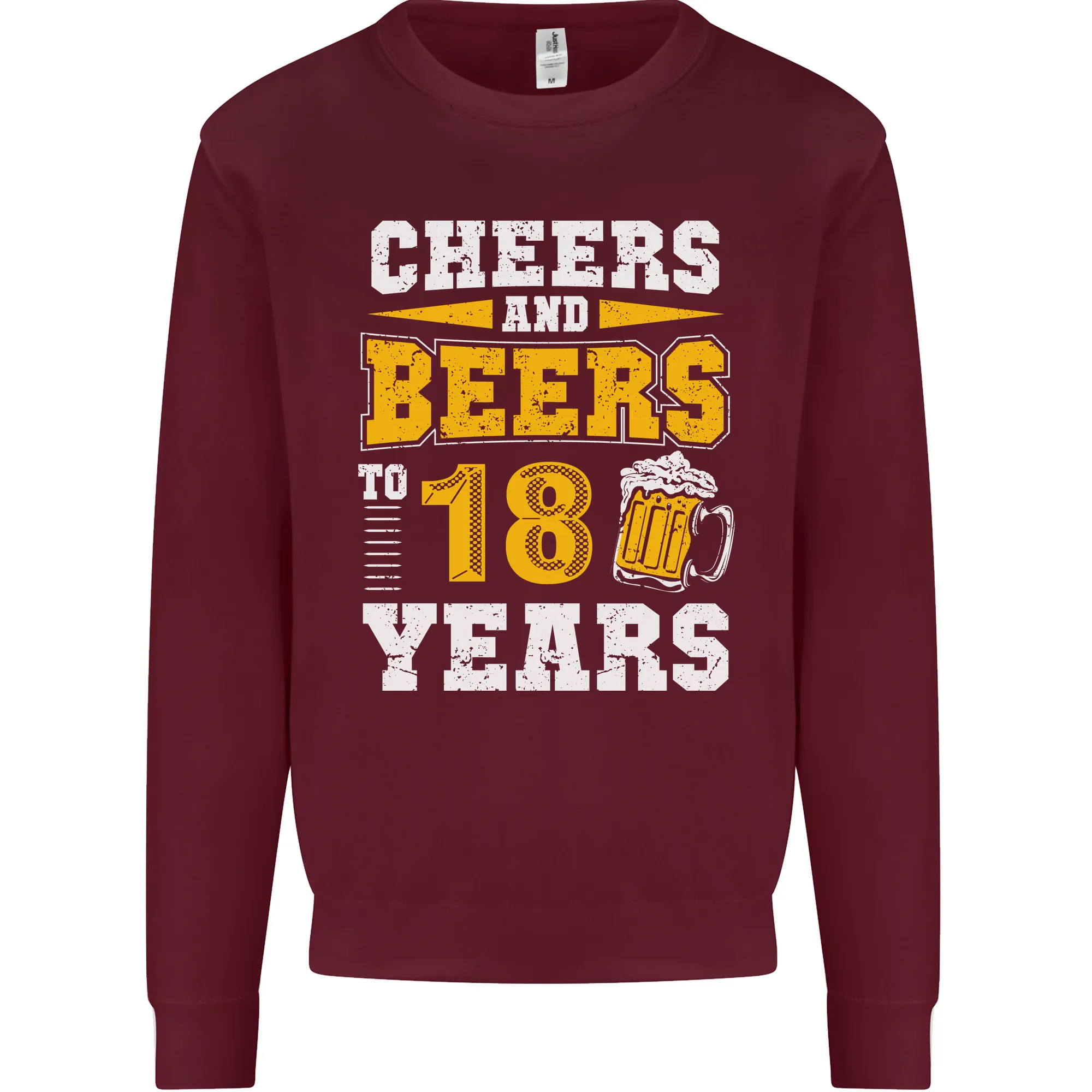 18th Birthday Funny Alcohol 18-Year-Old Men's Sweatshirt Jumper