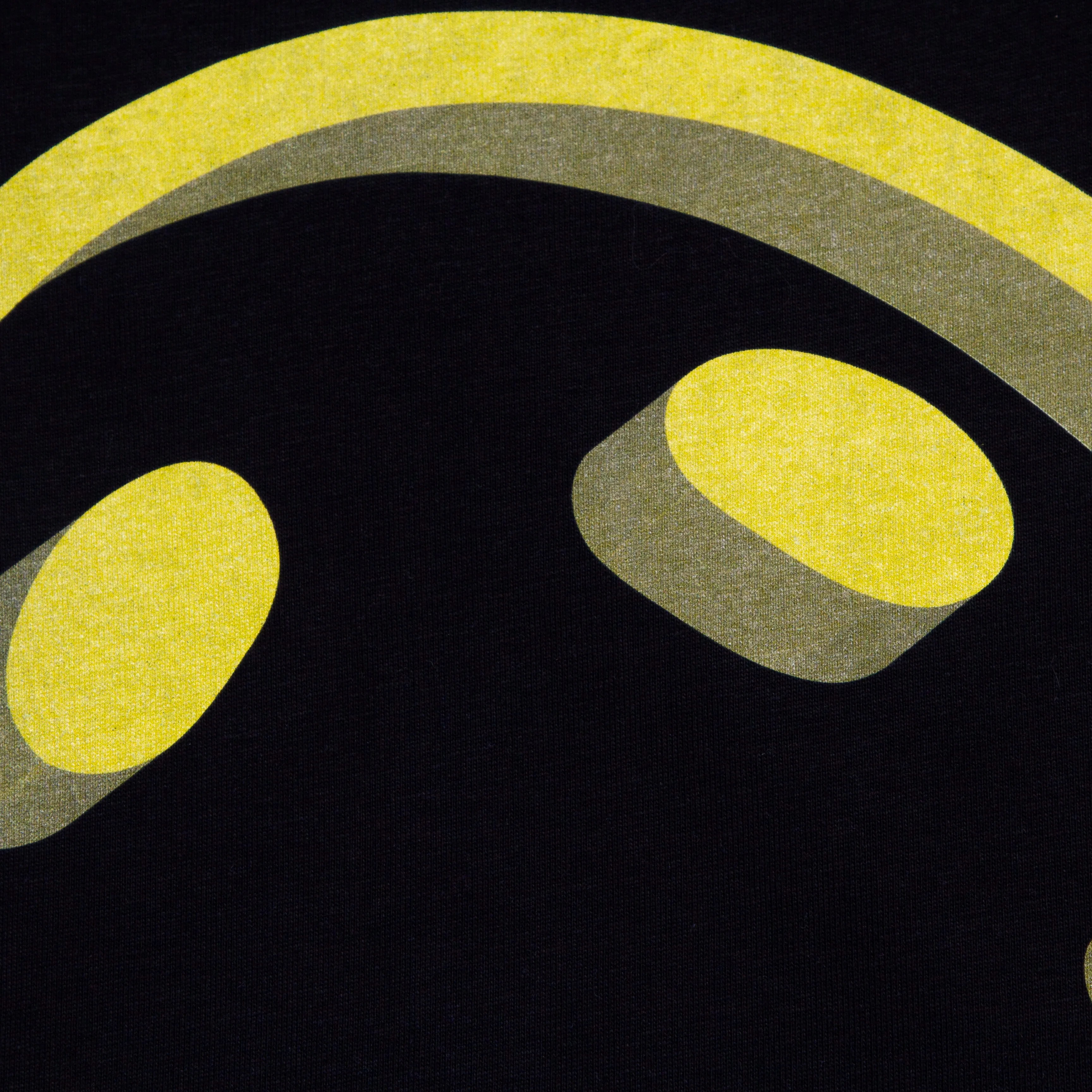 3D Side Smiley - Sweatshirt - Black