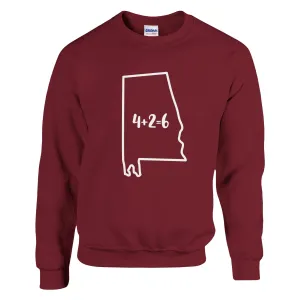 4 2=6 Alabama Unisex Sweatshirt