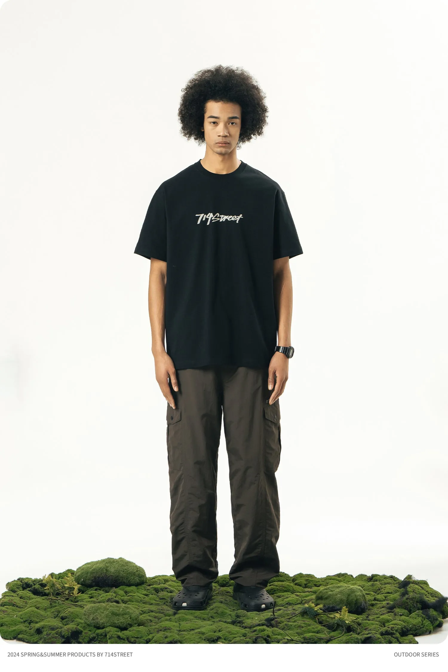 714STREET ルミナスロゴTシャツ 714ST074