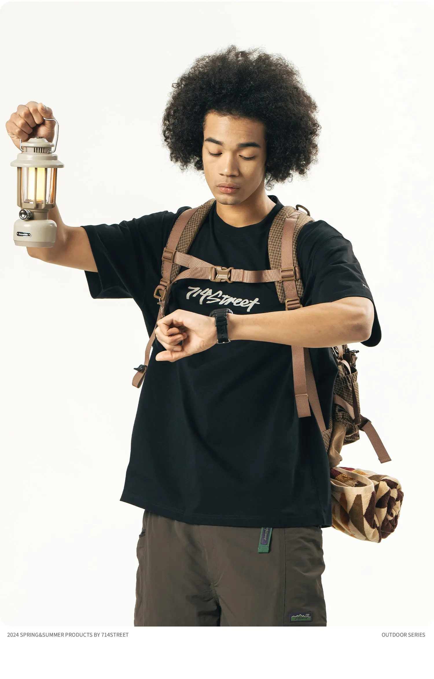 714STREET ルミナスロゴTシャツ 714ST074