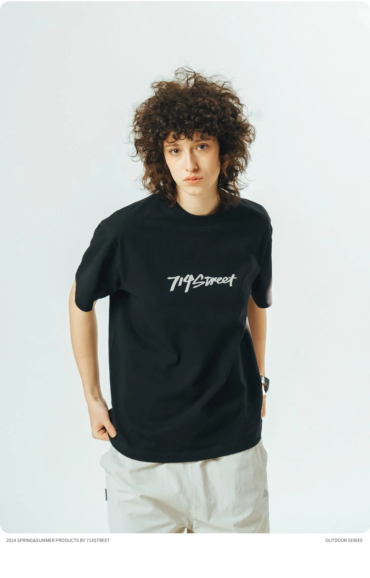 714STREET ルミナスロゴTシャツ 714ST074