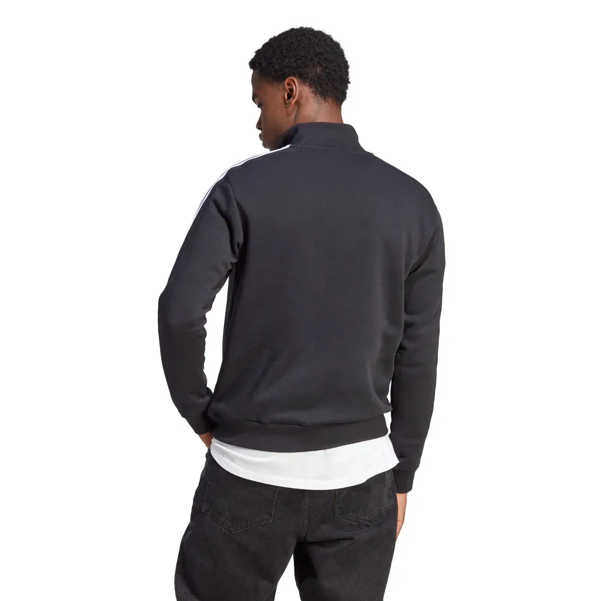 adidas Men's Essentials 3-Stripes Fleece 1/4 Zip Sweatshirt (Tall)