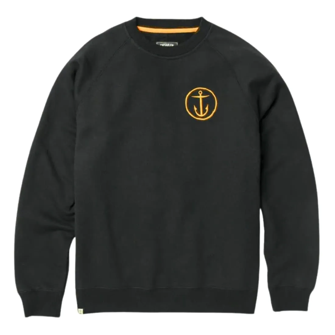 Captain Fin Co Shweaty Anchor Crew Sweatshirt - Black