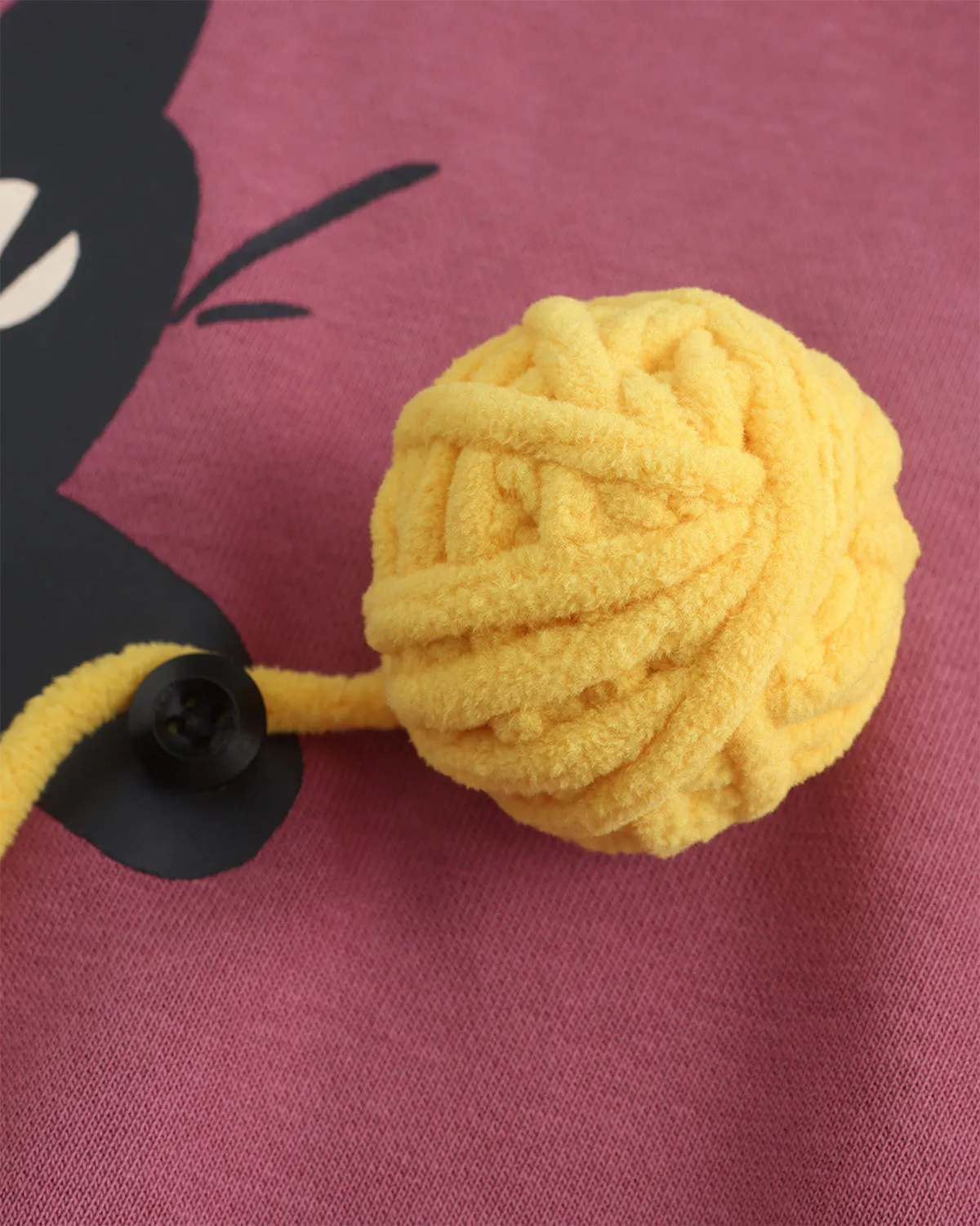 Cat and Yarn Ball Sweatshirt