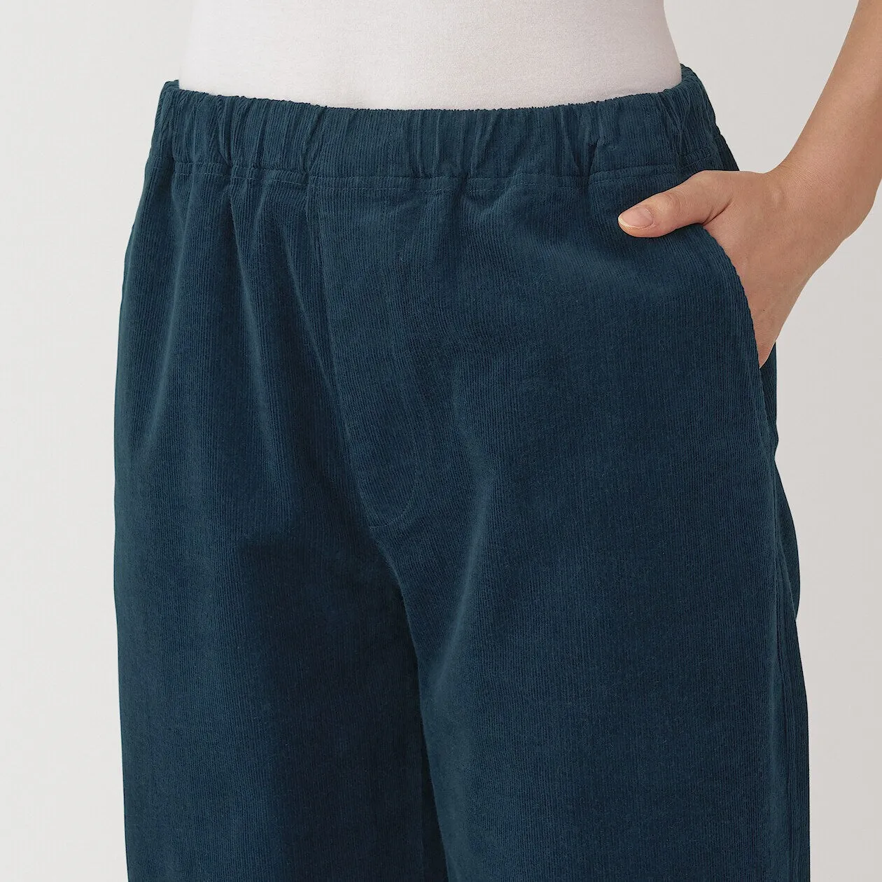 Corduroy Easy Straight Pants