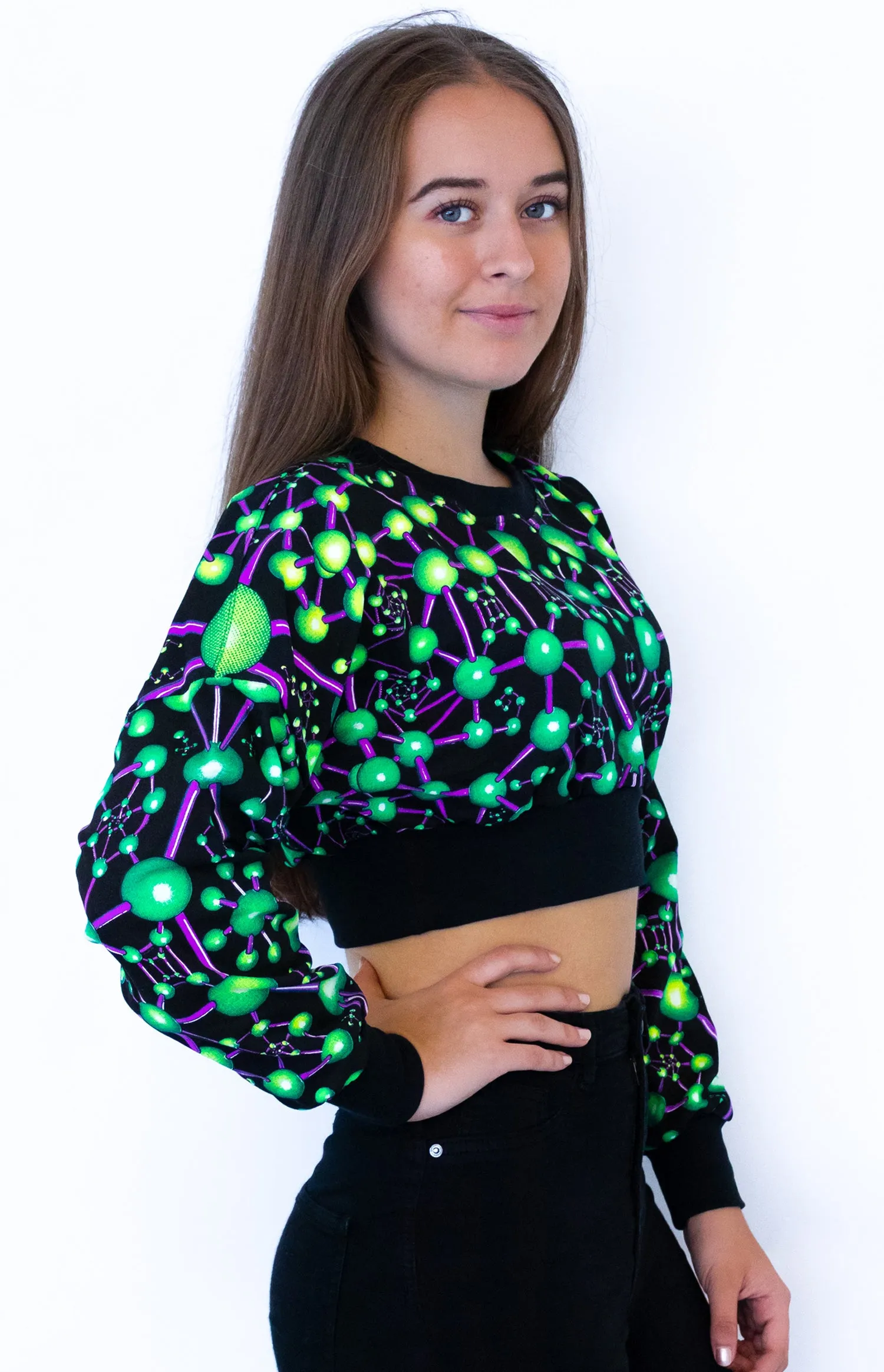 Cropped Sweat : Atomic Alien