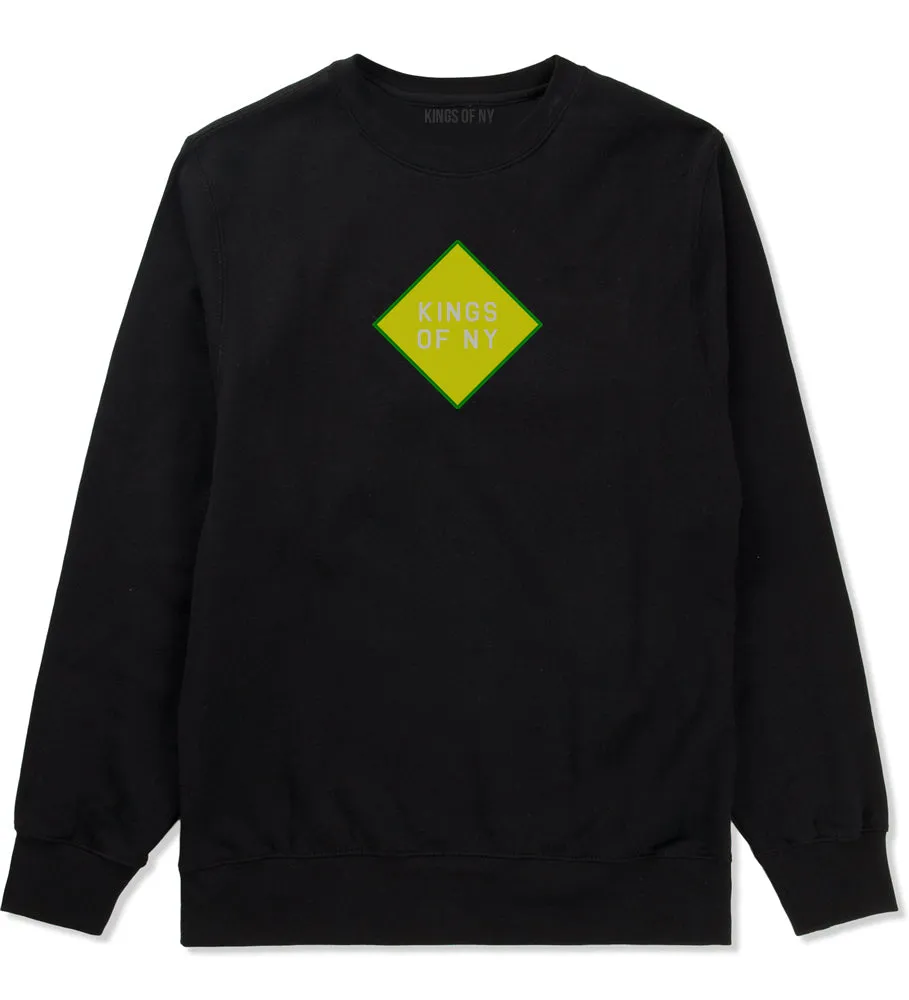 Diamond Logo Mens Crewneck Sweatshirt