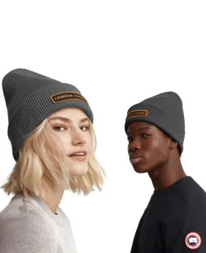 Emblem Rib Toque Iron Grey