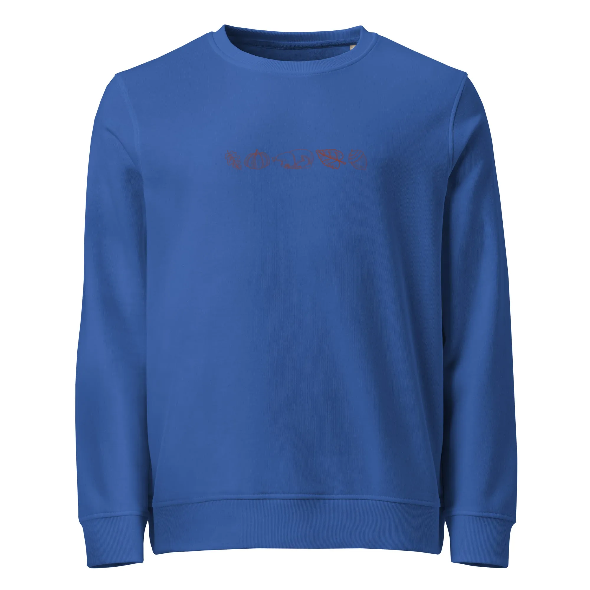 Fall Turkey Thanksgiving Graphic Women Organic Sweatshirt
