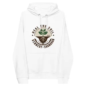Heal the Soil Unisex Organic Raglan Hoodie