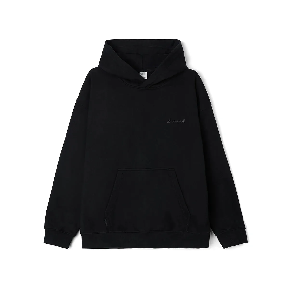 Heavyweight Fabric Hoodies Men Letter Embroider Oversize Sweatshirs
