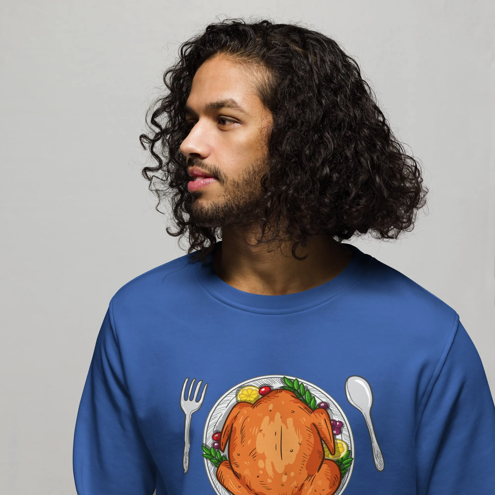 I Am Ready And You Graphic Men Organic Sweatshirt