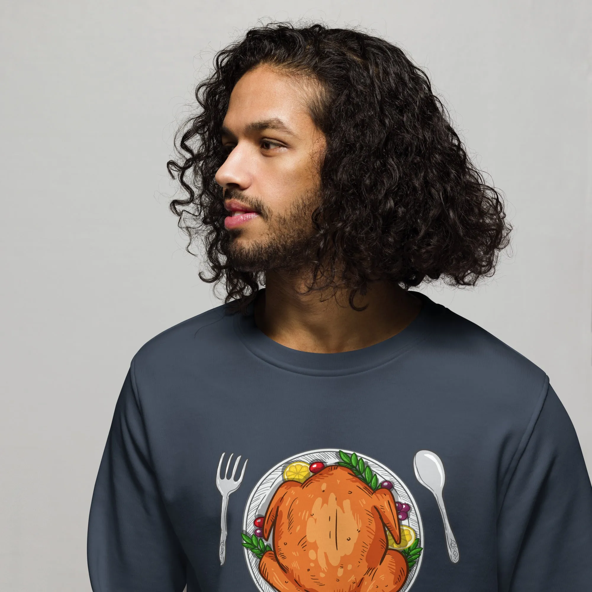 I Am Ready And You Graphic Men Organic Sweatshirt