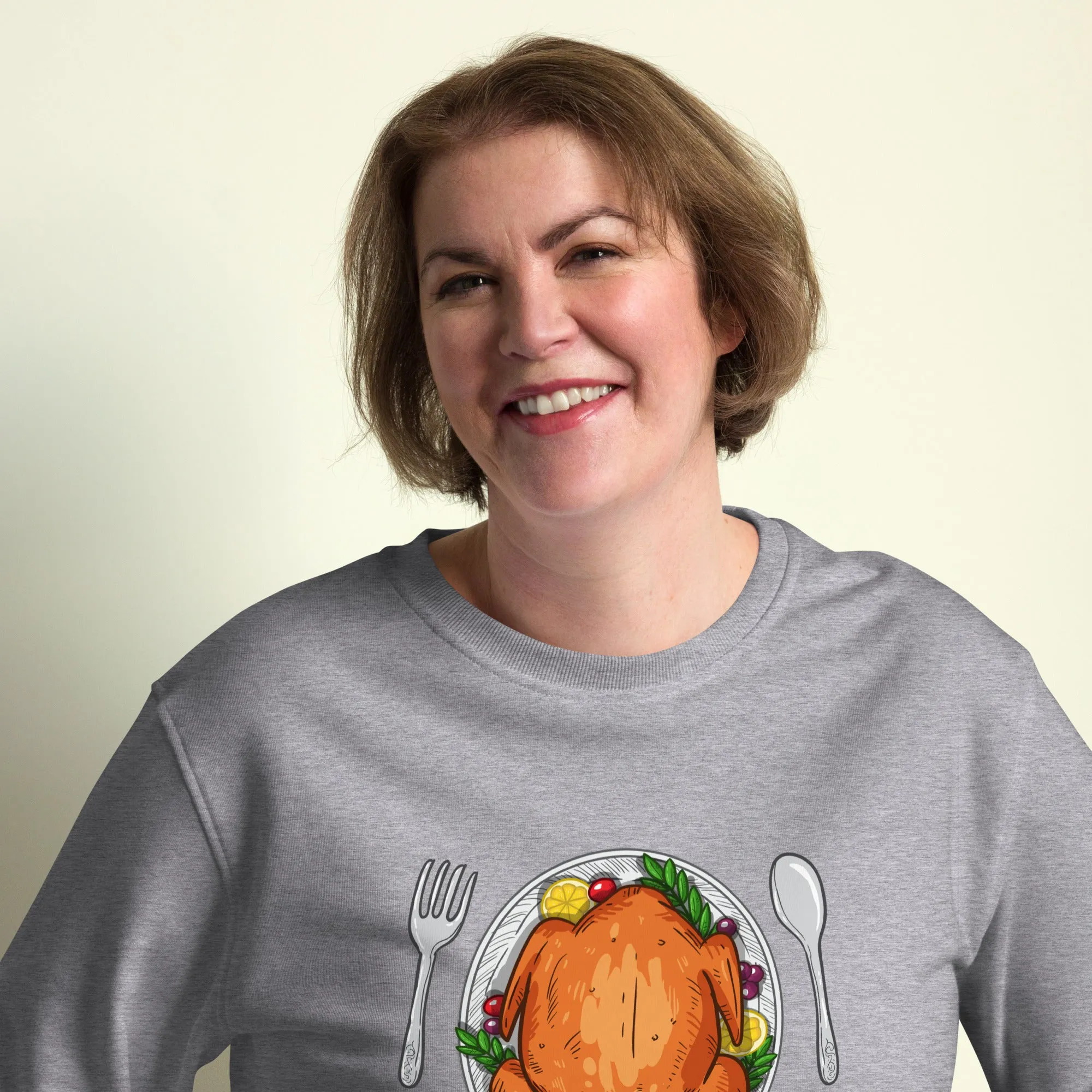 I Am Ready And You Graphic Women Organic Sweatshirt