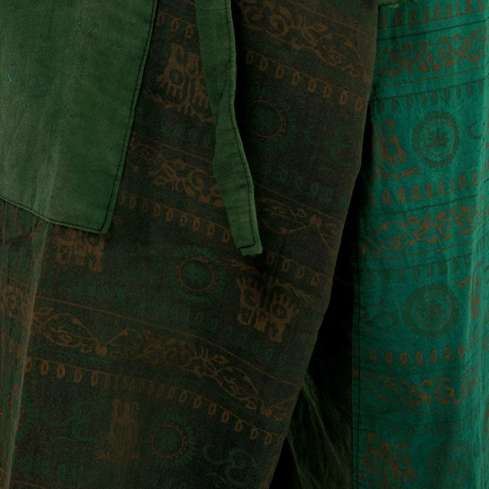 Jungle Green Women’s Patchwork Thai Fisherman Pants