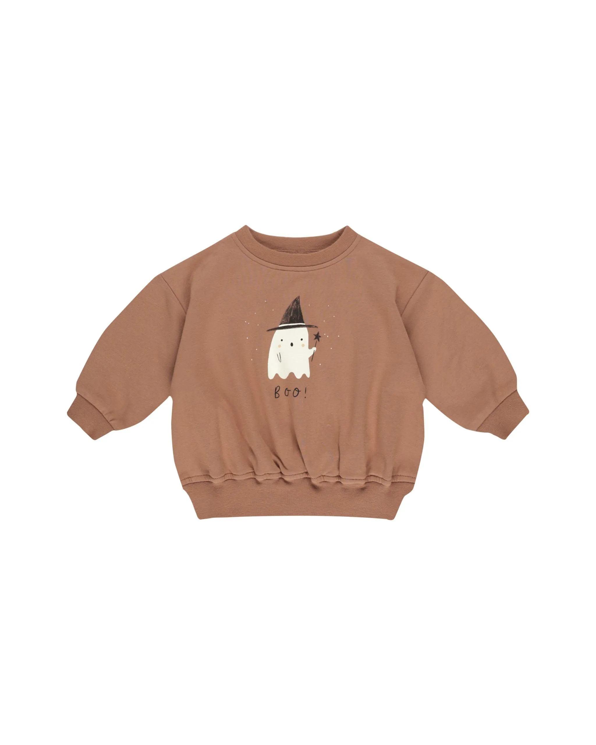 Kids Halloween Sets| 2PCS: Relaxed Sweatsuit- Boo and Night Sky | Quincy Mae