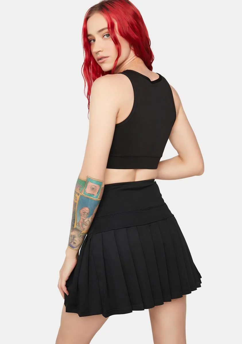 Love Match Pleated Skirt