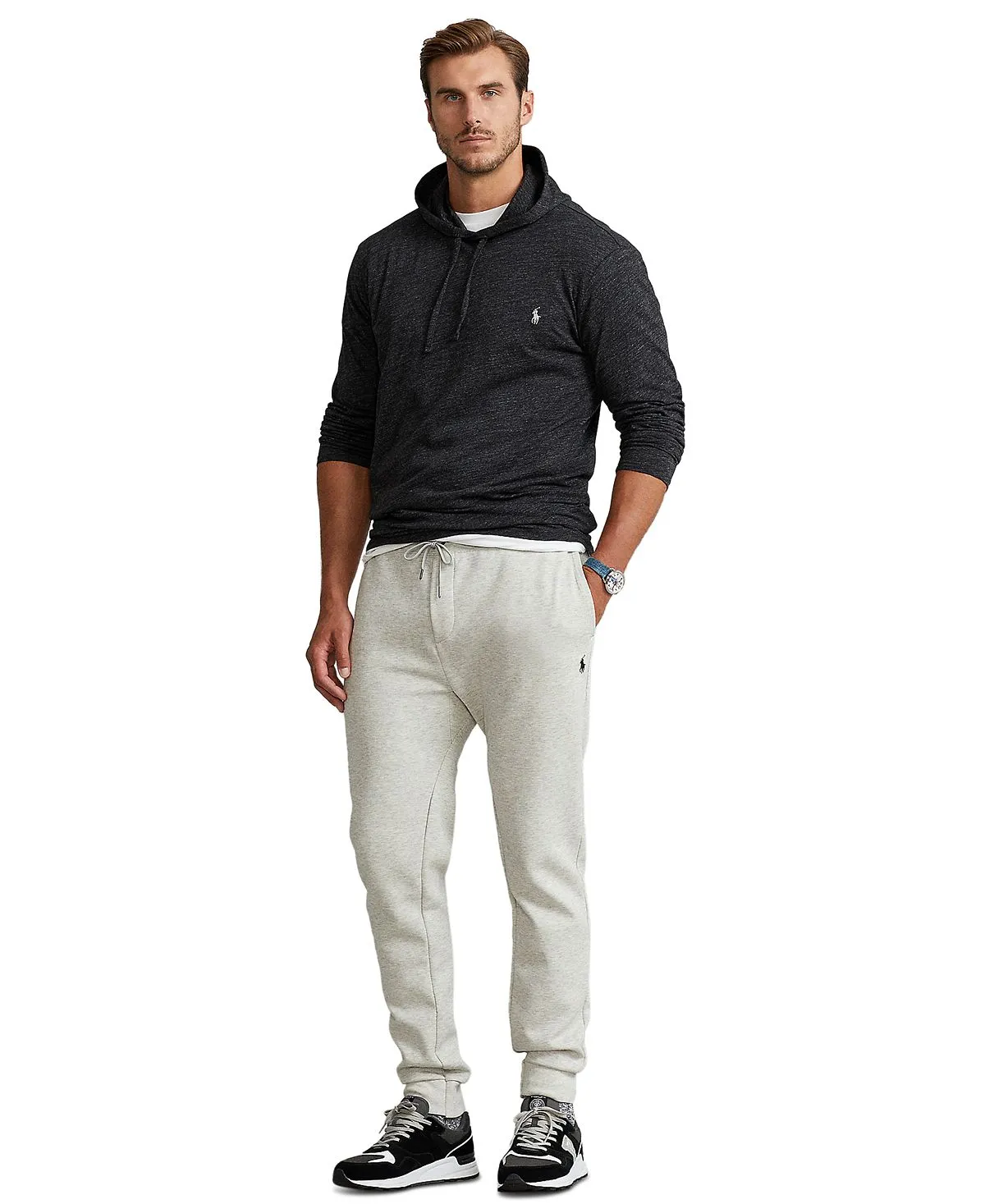 Men's Big & Tall Polo Ralph Lauren Hooded Jersey T-Shirt