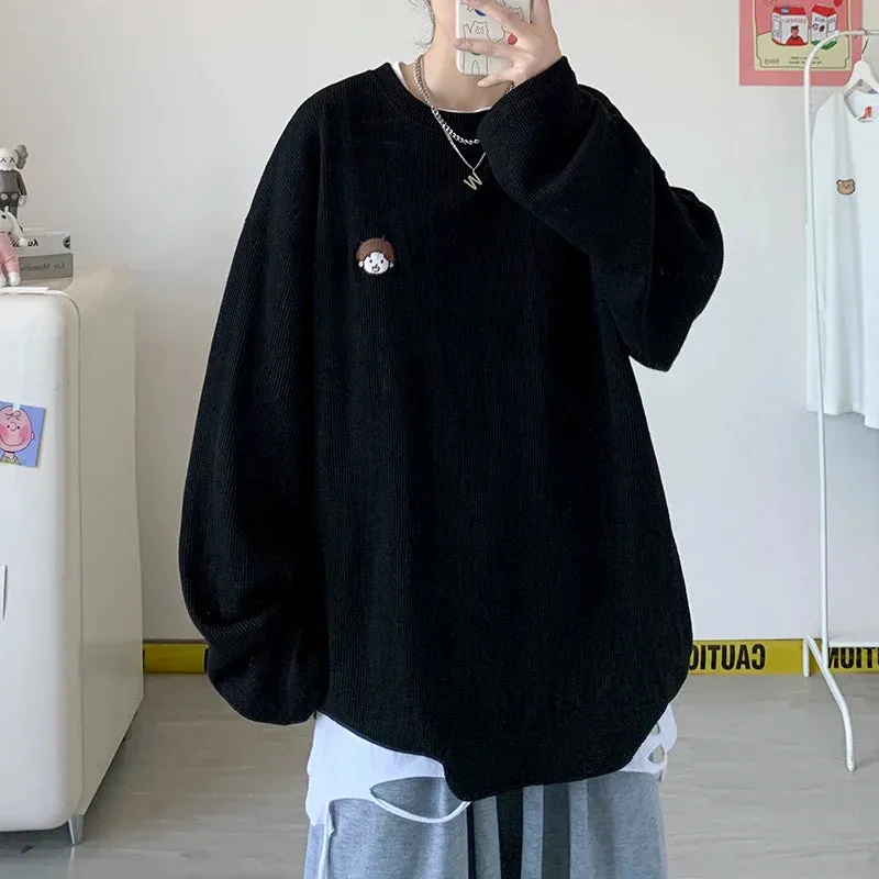 Metaversmall Pure Color Casual Pullovers Basic Female Sweatshirts Loose O-neck O-neck Fashion Women's Hoodies Blue Purple Pink White