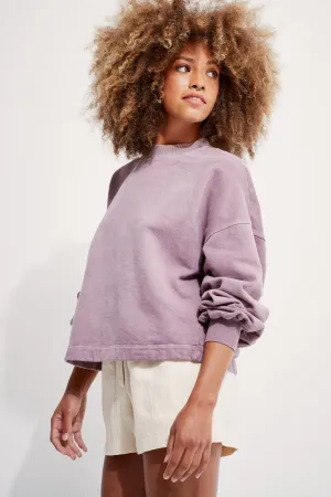 Mushroom Puff Sleeve Sweatshirt