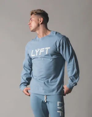 Piping Big Long T-Shirt - L.Blue