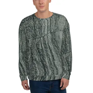 Recycled Unisex Sweatshirt - Tire Scribbles - Men