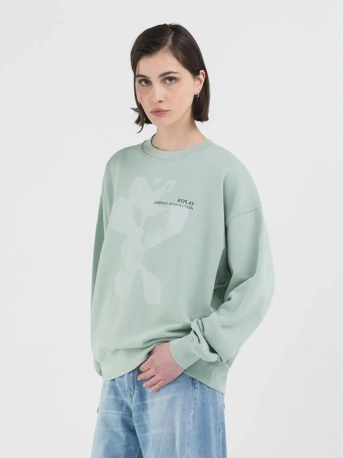 Replay W3638a Flower Sweat