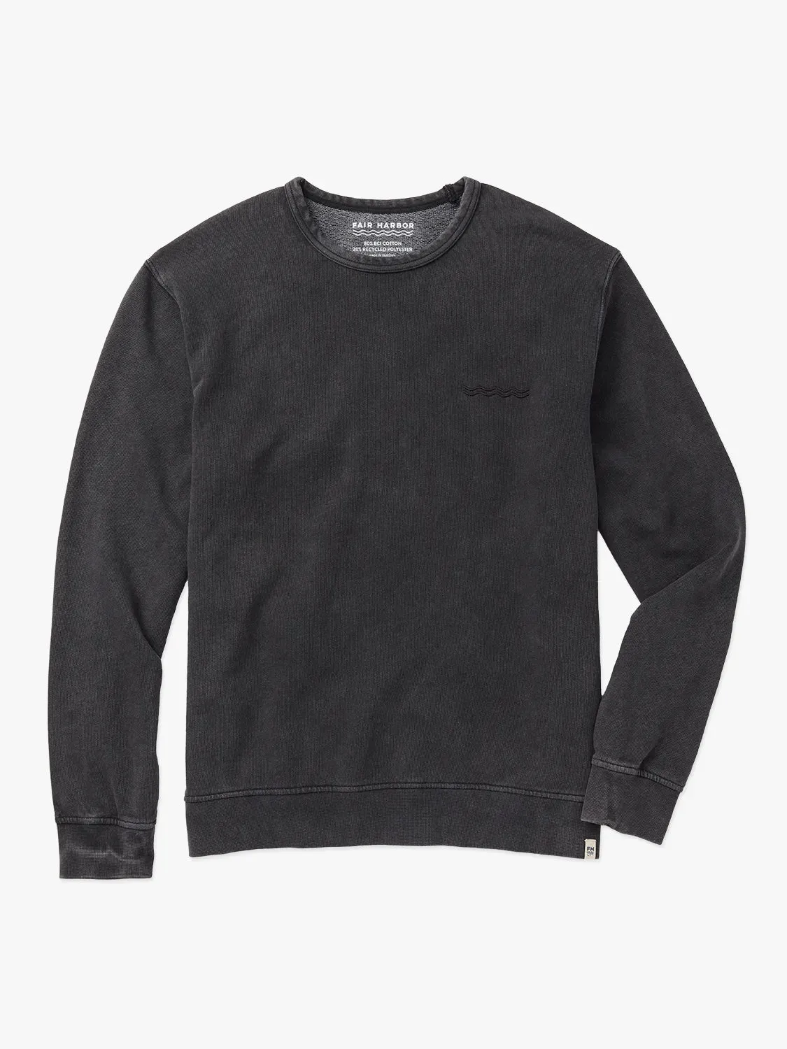 Saltaire Crewneck | Black