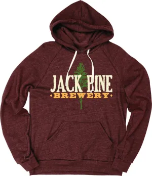 Soft-Feel Hooded Sweatshirt Maroon