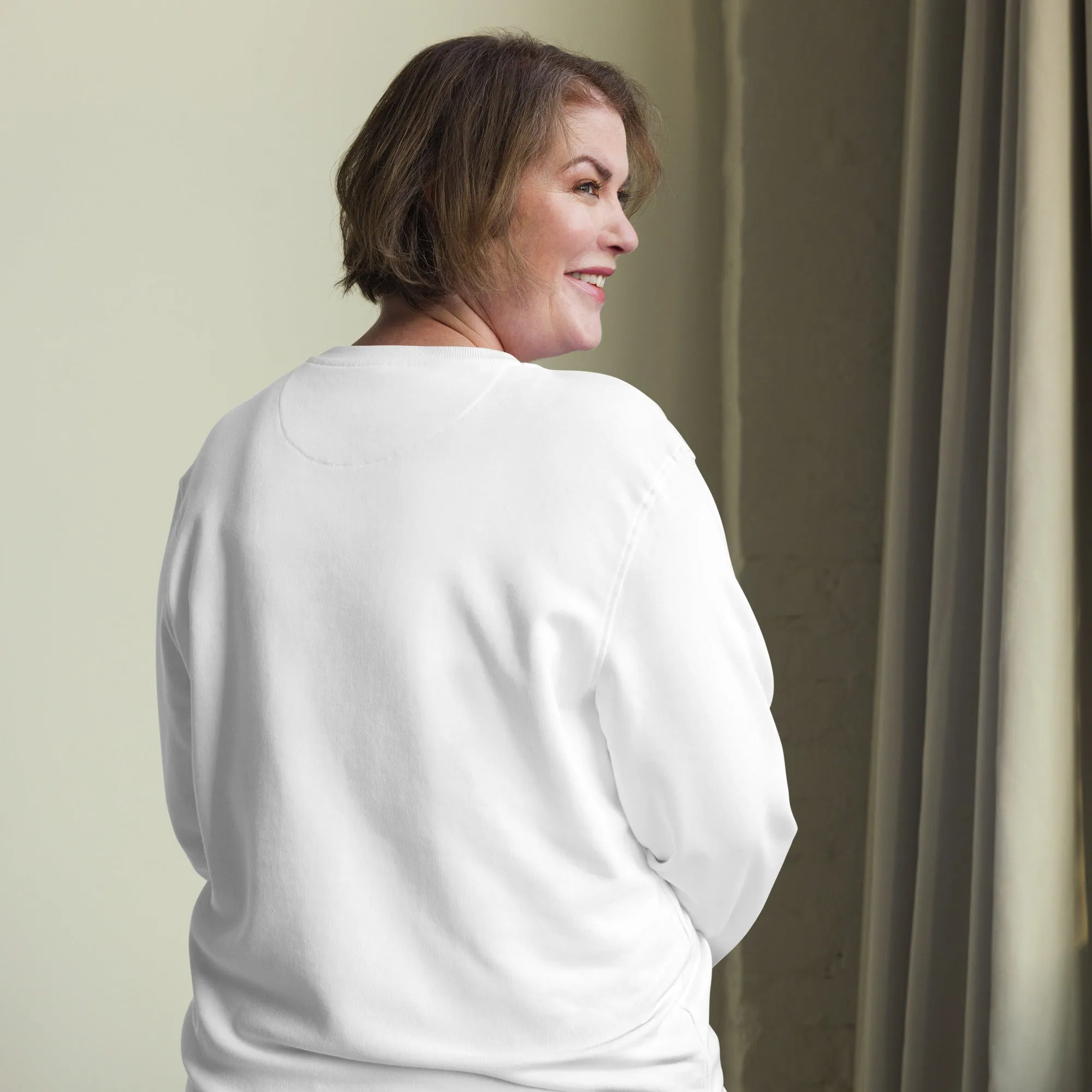 Thanks For Giving Graphic Women Organic Sweatshirt