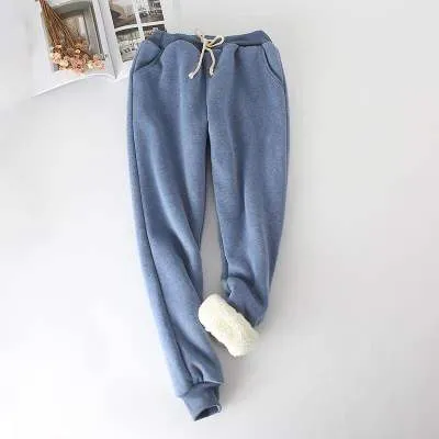 Thicker Elastic Waist Women's Pants