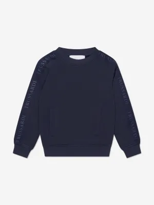 Trussardi Boys Sibbain Sweatshirt in Navy