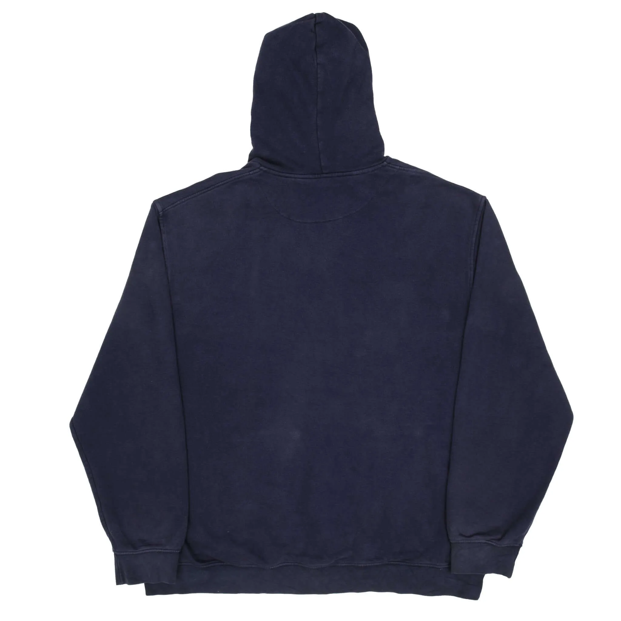 VINTAGE NIKE CLASSIC SWOOSH NAVY BLUE HOODIE SWEATSHIRT 2000S SIZE 2XL
