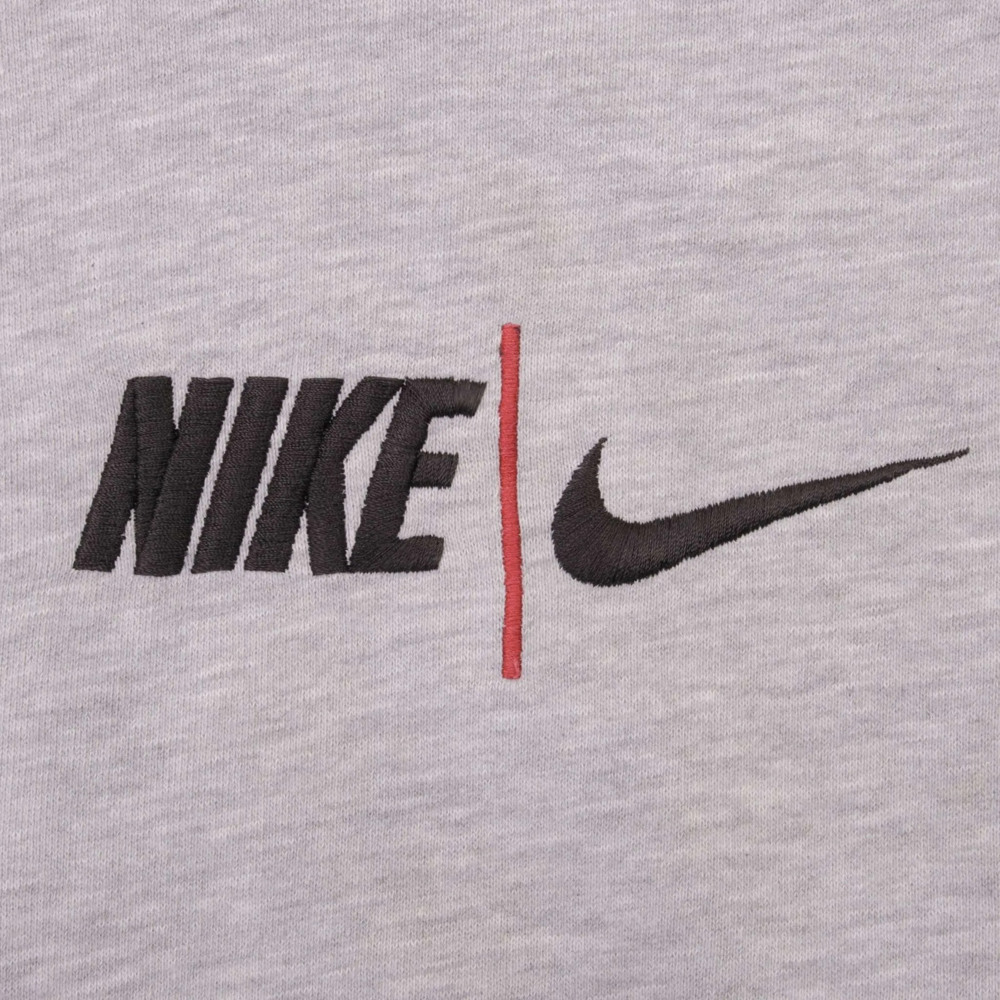 VINTAGE NIKE SPELLOUT SWOOSH GREY SWEATSHIRT 2000S SIZE XL