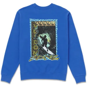 Volcom Mens Sea Punk Fleece Crew - Patriot Blue