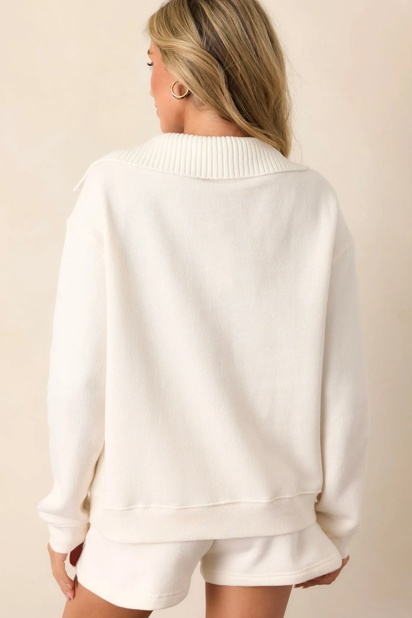Z Supply Sonata Sea Salt Fleece Sweatshirt